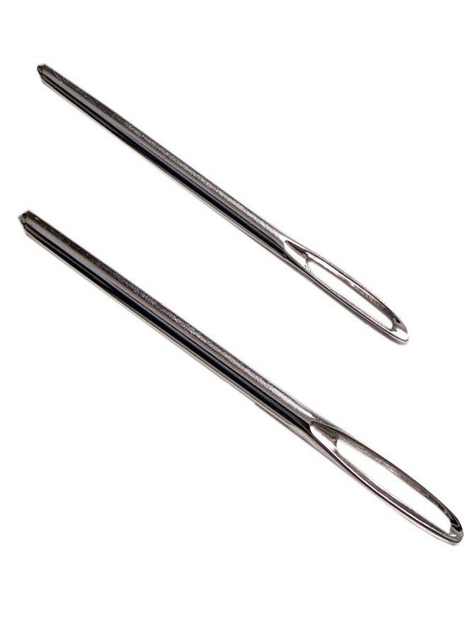 PONY Knitting Pins(25cm)- Set of 4(Size:9G to12G) & Knitting Needle for Neck No.12(23cm) Pair of 4 & Large Eye Loops Wool Needles-Set of 3 & Stainless Steel Needles-Set of 2 - Image 5